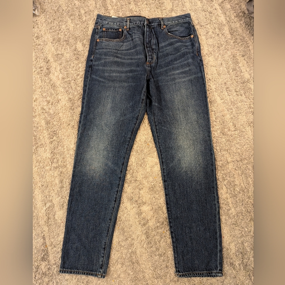 American Eagle Outfitters High-Rise Dark Wash Blue Jeans